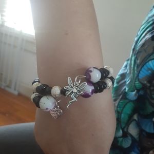 Handmade memory wire bracelet